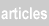 Articles on architecture & design