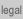 Web site legal information